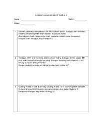 Soalan Kbat Math Tahun 5 Pdf