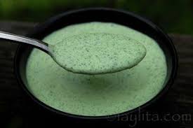 Spicy Mint Creme Fraiche Sauce Recipe Laylita S Recipes Creme Fraiche Sauce Creme Fraiche Sauce Recipes