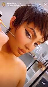 Short hair suits the reality star! Kylie Jenner Looks Like Kris With Short Brown Pixie Cut