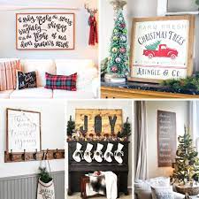 You can easily make star decorations of paper, of salt dough, of fabric or wood and many other materials. Rustic Diy Christmas Wood Signs My Nourished Home