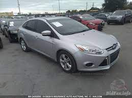 Ford Focus 2014 Silver 2 0l Vin 1fadp3f24el255513 Free Car History