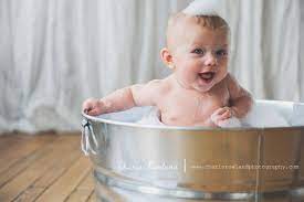 St Louis Baby Photographer Photographing Babies Baby Milk Bath Newborn Baby Photos
