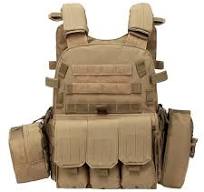 Colete Tático Fios nylon Resistente paintball airsoft