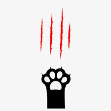 Cartoon Clipart Cat Clipart Paw Clipart Cartoon Cat Cat Footprint Animal Footprint Cat Paw Print Illustration Poster Design C Cat Paw Art Paw Art Cat Paw Print