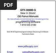 Fanuc - 2 - Dezentrales E-A - Und Steuerungssystem | PDF