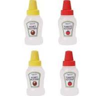 Amazon.com: Dreamxue Mini Ketchup Bottles, 25ml Refillable ...