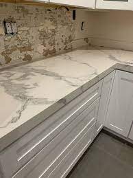 Your kitchen and your cabinets can look however you want them to look. New White Counters Don T Match Kitchen