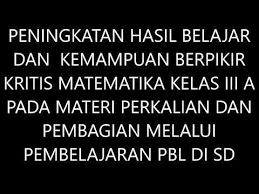Berilah tanda silang (x) pada jawaban yang paling. Judul Judul Ptk Matematika Terbaru Kumpulan Judul Ptk Sd Kelas 1 2 3 4 5 6 Sd Kurikulum 2013 Youtube