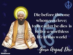 His presence is scattered everywhere; Guru Angad Dev Quotes Ritiriwaz