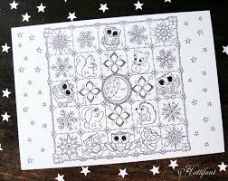 This colorful printable advent calendar template is great for stashing small treats, toys, and notes of fun things to do. Hattifant S Advent Calendar Woodland Cuties Hattifant