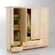 Tout savoir pour ranger layettes, vêtements d'enfants et couvertures bébé. Armoire Pin Massif Harold Penderie Lingere Armoire La Redoute Interieurs Iziva Com