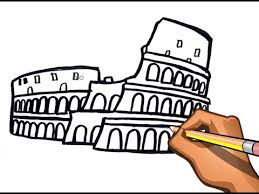 El anfiteatro flavio (tal su verdadero nombre) se encuentra en el centro de la ciudad de roma. Como Dibujar Facil El Antiguo Coliseo De Roma Antigua How To Draw Easily The Old Coliseum Of Rome Youtube