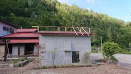 小屋の屋根の嵩上げ①～空き家リノベーション＃46【サニタリー棟】