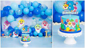 Buy Shark Party 3rd Birthday Cake Topper Shark Themed Birthday Cake Topper For Baby Third Birthday Cake Topper For Baby Kids Boy Girl Shark 3rd Birthday Party Cake Decorations Online In Japan