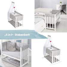 Verwendbar als beistellbett zum elternbett, stubenbett und kinderbett mit stoffwand oder seitengittern. Stubenbett 4 In 1 Adam Eule Beistellbett Kaufland De
