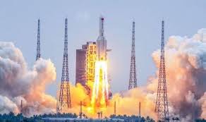 China says its rocket debris landed in the indian ocean. Issphlsybi6wim