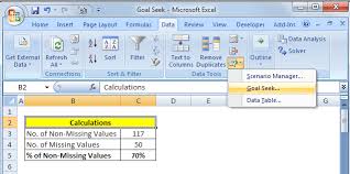 You can use the goal seek feature in excel by clicking goal seek in the tools menu. Excel Goal Seek
