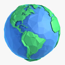 Earth Concept 3d Model In 2020 Low Poly 3d Models Low Poly Low Poly 3d