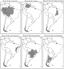 São 13 os países da américa do sul: Mascaras Das Principais Bacias Hidrograficas Da America Do Sul A Download Scientific Diagram