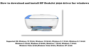 Hp printer driver is a software that is in charge of controlling every hardware installed on a computer, so that any installed hardware can interact with. How To Download And Install Hp Deskjet 3630 Driver Windows 10 8 1 8 7 Vista Xp Youtube