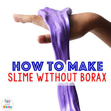 How to make slime without glue borax or eye contact solution. How To Make Slime Without Borax Fun With Mama