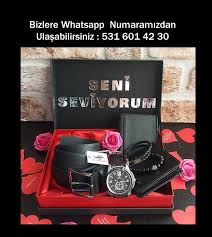 Erkek Cuzdan Seti Cuzdan Kemer Hediyeler