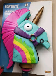 The pickaxe is a tool that players can use to mine and break materials in the world of fortnite. Fortnite Rainbow Smash Pick Axe New Pickaxe Halloween Costume