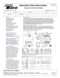 submittal 101 053 single zone switching relay manualzz com