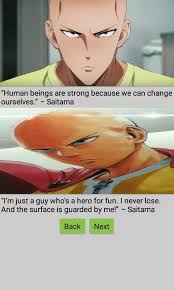 Info 2.1 background 2.2 arsenal 2.3 feats 3 dbx 4 death battle! One Punch Man Quotes For Android Apk Download