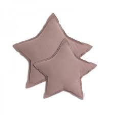 Housse coussin vieux rose : Coussin Coton Etoile Vieux Rose Le Pestacle De Maelou