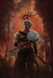 Daedric Prince Hircine By Laeyrdavalna On Deviantart Elder Scrolls Art Daedric Prince Elder Scrolls