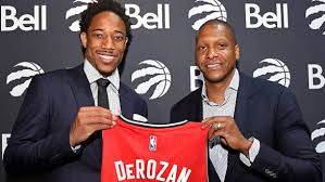 Toronto raptors shooting guard demar derozan does not plan to schedule meetings with other teams at the start of free agency, opting to focus on working out a contract to return to the eastern. Toronto Raptors Masai Ujiri Plenty Of Work To Be Done On Relationship With Demar Derozan Tsn Ca
