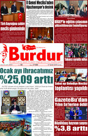 07 Subat 2020 Cuma Burdur Gazetesi 2020 Bursa Subat Egitim