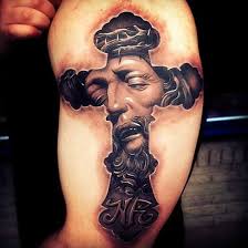 The dark black ink makes it perfect for every skin tone. 105 Beautiful 3d Cross Tattoo
