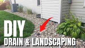 Do it yourself landscape trench. Diy French Drain Cheap Yard Drainage Solution Pt 1 Youtube