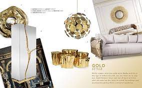Gold Finishes Trend Moodboard 2019 Trends Trends2019 Moodboard Gold Furniture Interior Design Trends Luxury Interior Design