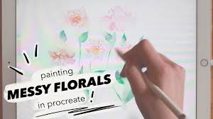 Learn to paint realistic watercolor florals in procreate! Messy Watercolor Florals In Procreate Ipad Pro Tutorial Youtube