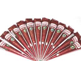 12 Natural Herbal Henna Cones Temporary Tattoo Kit Body Art Mehandi Ink Kaveri Henna Cones Tattoos Tattoo Kits