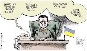 Political Cartoon on X: "Martyn Turner on #Zelensky #Ukraine  #RussianInvasion #UkraineUnderAttaсk #MilitaryAidForUkraine  #ApologiesToBluto – political cartoon gallery in London  https://t.co/dePcTdnXF6 https://t.co/AKd7zIdB6X" / X