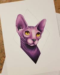 Purple Sphynx Copic Marker Art Steemit Copic award 2020 winners announced! purple sphynx copic marker art steemit
