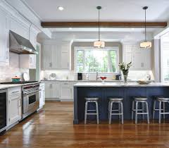 White cabinets are classic but they're also everywhere right now. Navy Island Houzz