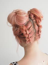 A braided bun is a great idea for lovers of african american braided hairstyles, like cornrows , box braids, goddess braids, senegalese twists and so on. Diy Braided Space Buns Tutorial Hair Romance