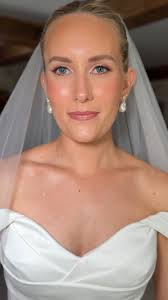 A soft-focus Bridal look for beauty Sophie. We kept it fresh and radiant  enhancing her natural beauty with luminous skin, a rosy flush, soft shimmer 