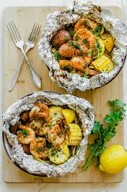 Grilled Shrimp Boil Foil Packs Recipe With Video Sweet Cayenne