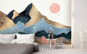 Spacefrog Designs Turn Their Abstract Landscapes Into Made To Measure Wallpaper Murals Free Shipping To Mainland Us Destinat In 2020 Mural Wallpaper Mural Wall Murals
