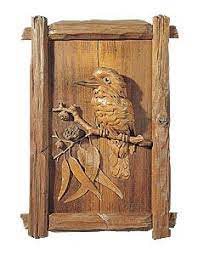 Robert Prenzel Kookaburra Wood Carving Art Wood Art Sculptures