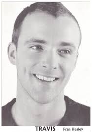 Vintage Travis Band Young Fran Healey Black and White 35 x 24 Poster