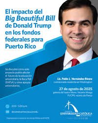 Mañana] El comisionado residente, Lic. Pablo José Hernández Rivera,  presenta conversatorio sobre el futuro del a educación superior en Puerto  Rico. El Comisionado responderá preguntas de estudiantes y abordará de  forma directa