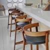 Oak wood and metal.kitchen chairs for kids. 1
