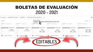 Donde y cuando puedo consultar las boletas sep 2020 2021 toluca. Boletas De Evaluacion 2020 2021 Editables